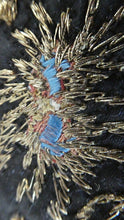 Load image into Gallery viewer,  1930s Art Deco Evening Bag or Purse with Chinese Embroidery. Fancy Clasp with Seed Pearls
