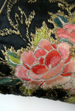 Load image into Gallery viewer,  1930s Art Deco Evening Bag or Purse with Chinese Embroidery. Fancy Clasp with Seed Pearls
