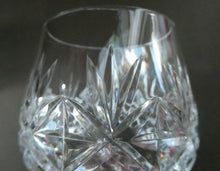Load image into Gallery viewer, Matching PAIR of Cut Crystal Brandy Glasses. Height 4 1/4 inches 
