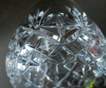 Load image into Gallery viewer, Matching PAIR of Cut Crystal Brandy Glasses. Height 4 1/4 inches 
