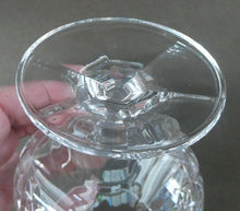 Load image into Gallery viewer, Matching PAIR of Cut Crystal Brandy Glasses. Height 4 1/4 inches 
