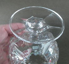 Load image into Gallery viewer, Matching PAIR of Cut Crystal Brandy Glasses. Height 4 1/4 inches 
