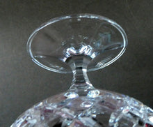 Load image into Gallery viewer, Matching PAIR of Cut Crystal Brandy Glasses. Height 4 1/4 inches 
