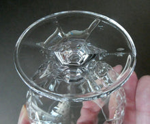 Load image into Gallery viewer, Set of SIX Matching Cut Crystal Brandy Glasses. Height 4 1/4 inches
