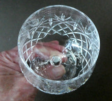 Load image into Gallery viewer, Set of SIX Matching Cut Crystal Brandy Glasses. Height 4 1/4 inches
