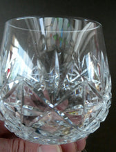 Load image into Gallery viewer, Set of SIX Matching Cut Crystal Brandy Glasses. Height 4 1/4 inches
