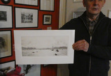 Load image into Gallery viewer, ORIGINAL ETCHING: William Lionel Wyllie (1851 – 1931)  THE OBAN REGATTA. Pencil Signed (1921)
