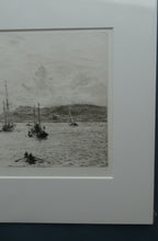 Load image into Gallery viewer, ORIGINAL ETCHING: William Lionel Wyllie (1851 – 1931)  THE OBAN REGATTA. Pencil Signed (1921)
