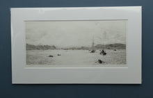 Load image into Gallery viewer, ORIGINAL ETCHING: William Lionel Wyllie (1851 – 1931)  THE OBAN REGATTA. Pencil Signed (1921)
