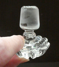 Load image into Gallery viewer, ANTIQUE GEORGIAN (1830s) Hand-Blown Hooped Neck Decanter with Original Stopper
