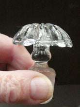 Load image into Gallery viewer, ANTIQUE GEORGIAN (1830s) Hand-Blown Hooped Neck Decanter with Original Stopper
