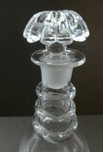 Load image into Gallery viewer, ANTIQUE GEORGIAN (1830s) Hand-Blown Hooped Neck Decanter with Original Stopper
