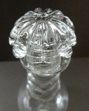 Load image into Gallery viewer, ANTIQUE GEORGIAN (1830s) Hand-Blown Hooped Neck Decanter with Original Stopper
