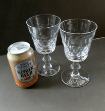Load image into Gallery viewer, PAIR of Edinburgh Crystal Wine Goblets. ED 134 PATTERN, Height 6 1/2 inches
