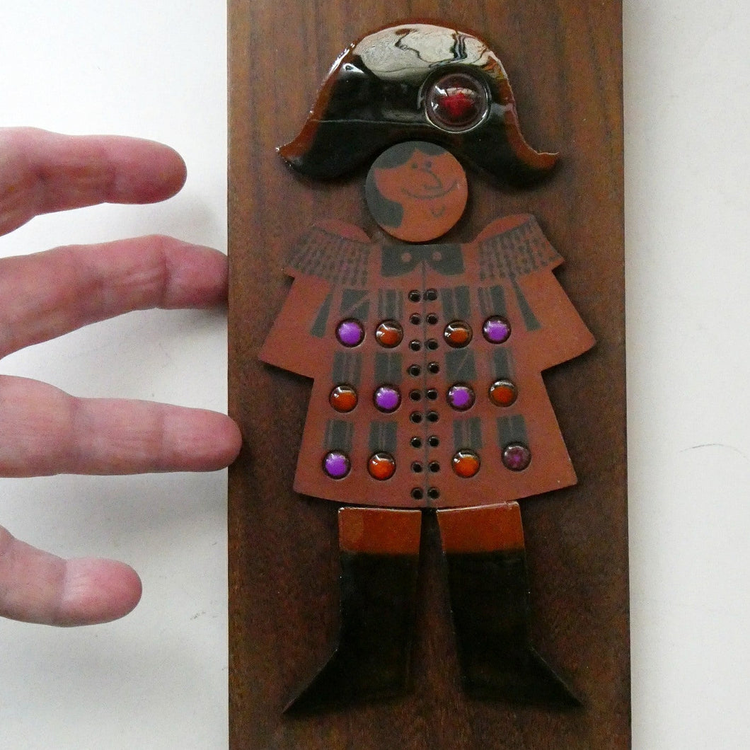 1970s HORNSEA POTTERY Muramic Plaque Designed by John Clappison: Napoleon