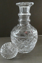 Load image into Gallery viewer, STUART CRYSTAL Wine or Port Round Decanter with IMPERIAL CUT. Etched signature
