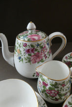 Load image into Gallery viewer, 1940s Crown Staffordshrie China Breakfast Set with Pink Roses Decoration
