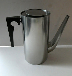 Vintage 1960s Arne Jacobsen CYLINDA Coffee and Tea Service with Tray 