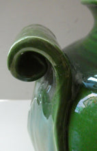 Load image into Gallery viewer, 1890s MASSIVE Arts &amp; Crafts Green Glazed Pot or Jardiniere. Made by AULT Pottery for LIBERTY
