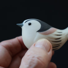 Load image into Gallery viewer, SCOTTISH POTTERY. Alasdair Dunn of Arran. Collectable 1970s Vintage Porcelain Models of Scottish a Woodpecker &amp; a Long Tailed Tit
