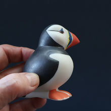 Load image into Gallery viewer, SCOTTISH POTTERY. Alasdair Dunn of Arran. Collectable 1970s Vintage Porcelain Models of Scottish Puffins
