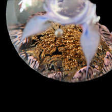 Load image into Gallery viewer, Early SELKIRK GLASS 1980s Scottish Paperweight.  MAGNUM Size with etched inscription and date on the base
