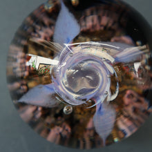 Load image into Gallery viewer, Early SELKIRK GLASS 1980s Scottish Paperweight.  MAGNUM Size with etched inscription and date on the base
