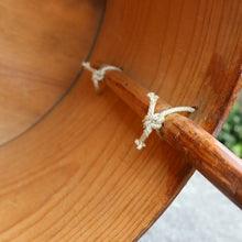 Load image into Gallery viewer, Antique 19th Century Scandinavian Bentwood Box with Prickwork/ Pokerwork Decoration. 16 inches diameter

