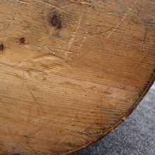 Load image into Gallery viewer, Antique 19th Century Scandinavian Bentwood Box with Prickwork/ Pokerwork Decoration. 16 inches diameter

