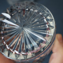 Load image into Gallery viewer, Vintage PAIR of 1960s Edinburgh Chunky Crystal Whisky Tumblers STAR OF EDINBURGH Pattern
