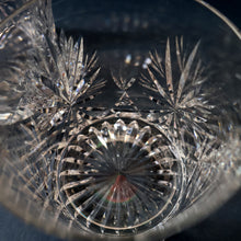 Load image into Gallery viewer, Vintage PAIR of 1960s Edinburgh Chunky Crystal Whisky Tumblers STAR OF EDINBURGH Pattern
