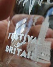 Load image into Gallery viewer, 1938 Glasgow Exhibition Glasses. 1951 Festival of Britain Glass
