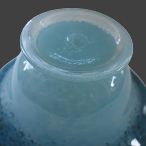 SCOTTISH GLASS. Large Scottish MONART Bowl with Applied Foot. 9 1/2 inches diameter