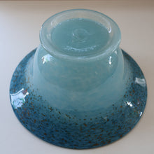 Load image into Gallery viewer, SCOTTISH GLASS. Large Scottish MONART Bowl with Applied Foot. 9 1/2 inches diameter
