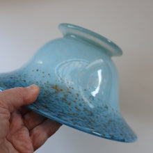 Load image into Gallery viewer, SCOTTISH GLASS. Large Scottish MONART Bowl with Applied Foot. 9 1/2 inches diameter
