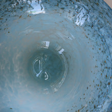 Load image into Gallery viewer, SCOTTISH GLASS. Large Scottish MONART Bowl with Applied Foot. 9 1/2 inches diameter
