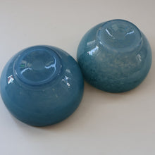 Load image into Gallery viewer, Two Small Blue Monart Glass Bowls
