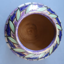 Load image into Gallery viewer, 1920s ROYAL DOULTON Art Nouveau Globular Stoneware Vase Designed by Annie Lyons
