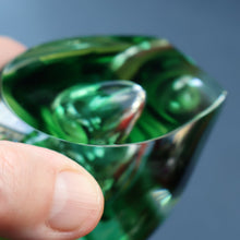 Load image into Gallery viewer, SCOTTISH PAPERWEIGHT: Vintage 1990s Caithness Paperweight: ORGANIC (Green)
