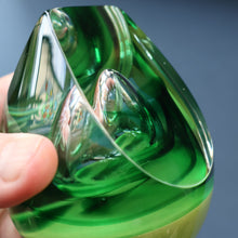 Load image into Gallery viewer, SCOTTISH PAPERWEIGHT: Vintage 1990s Caithness Paperweight: ORGANIC (Green)
