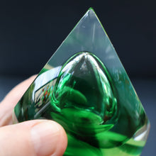Load image into Gallery viewer, SCOTTISH PAPERWEIGHT: Vintage 1990s Caithness Paperweight: ORGANIC (Green)
