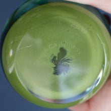Load image into Gallery viewer, SCOTTISH PAPERWEIGHT: Vintage 1990s Caithness Paperweight: ORGANIC (Green)
