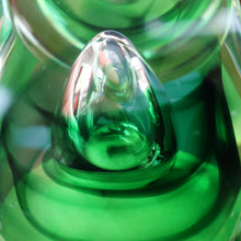 Load image into Gallery viewer, SCOTTISH PAPERWEIGHT: Vintage 1990s Caithness Paperweight: ORGANIC (Green)
