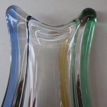 Load image into Gallery viewer, Czech Sklo LARGE 1950s RHAPSODY Glass Vase. Designed by Frantisek Zemek
