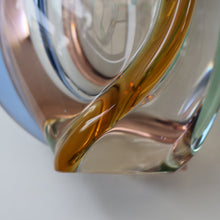 Load image into Gallery viewer, Czech Sklo LARGE 1950s RHAPSODY Glass Vase. Designed by Frantisek Zemek
