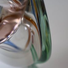 Load image into Gallery viewer, Czech Sklo LARGE 1950s RHAPSODY Glass Vase. Designed by Frantisek Zemek
