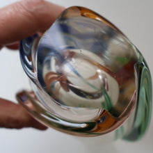 Load image into Gallery viewer, Czech Sklo LARGE 1950s RHAPSODY Glass Vase. Designed by Frantisek Zemek
