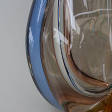Load image into Gallery viewer, Czech Sklo LARGE 1950s RHAPSODY Glass Vase. Designed by Frantisek Zemek
