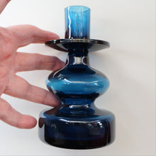 Load image into Gallery viewer, Vintage 1960s Boda-Afors Small BLUE SERIES Candlestick. Designed by Bertil Vallien
