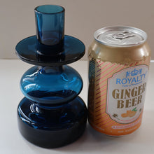 Load image into Gallery viewer, Vintage 1960s Boda-Afors Small BLUE SERIES Candlestick. Designed by Bertil Vallien
